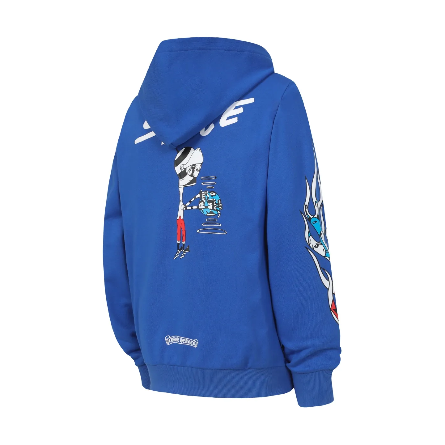 P240 #L3104 Cross-border model. Those who pursue quality should not place an order. -Chrome Hearts/Chrome Hearts 23ss graffiti spoof printed hooded sweatshirt -High weight, high density and high quality. The wool is soft, delicate and skin-friendly. It feels soft and silky. It has excellent warmth and skin-friendly properties.